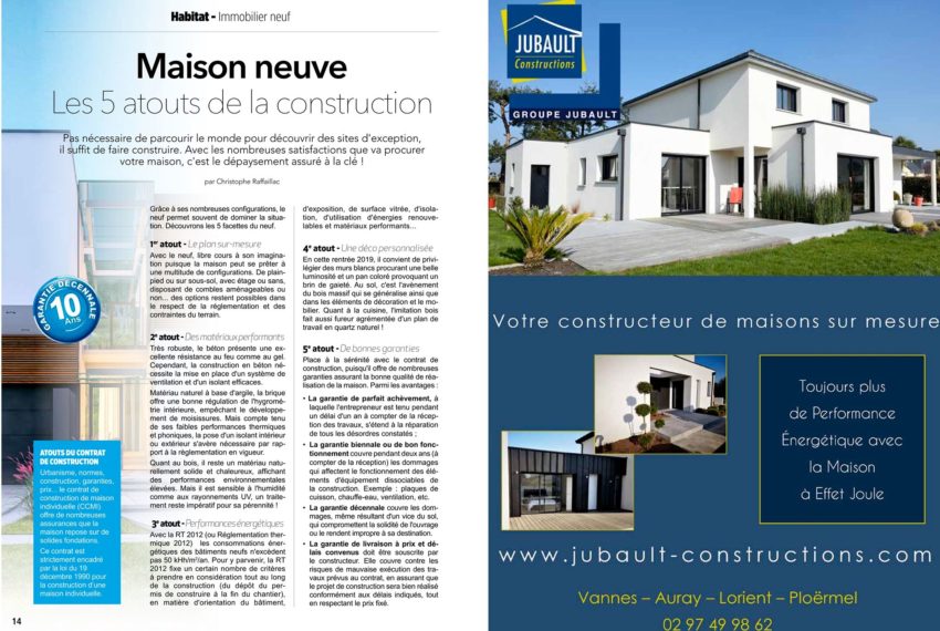 JUBAULT CONSTRUCTIONS MORBIHAN Constructeur Morbihan Ocotbre 2019 106